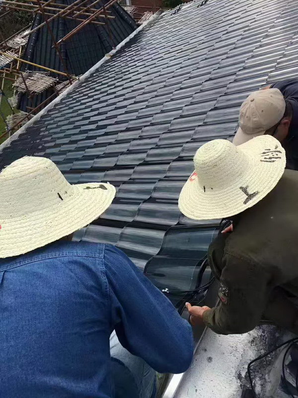 江門30Kw漢瓦光伏發(fā)電項目